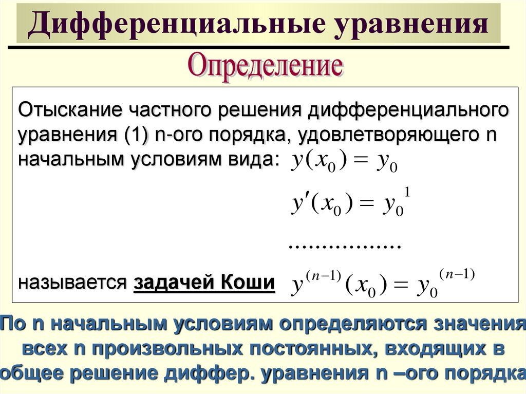 Решением дифференциального уравнения y. Общее и частное решение дифференциального уравнения первого порядка. Обыкновенные дифференциальные уравнения 1-го порядка решение. Общим решением дифференциального уравнения 1-го порядка. Общее решение дифференциального уравнения первого порядка.