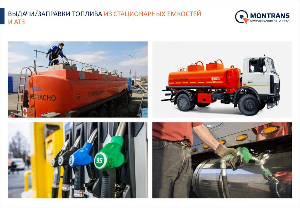 ВЫДАЧИ/ЗАПРАВКИ ТОПЛИВА ИЗ СТАЦИОНАРНЫХ ЕМКОСТЕЙ И АТЗ