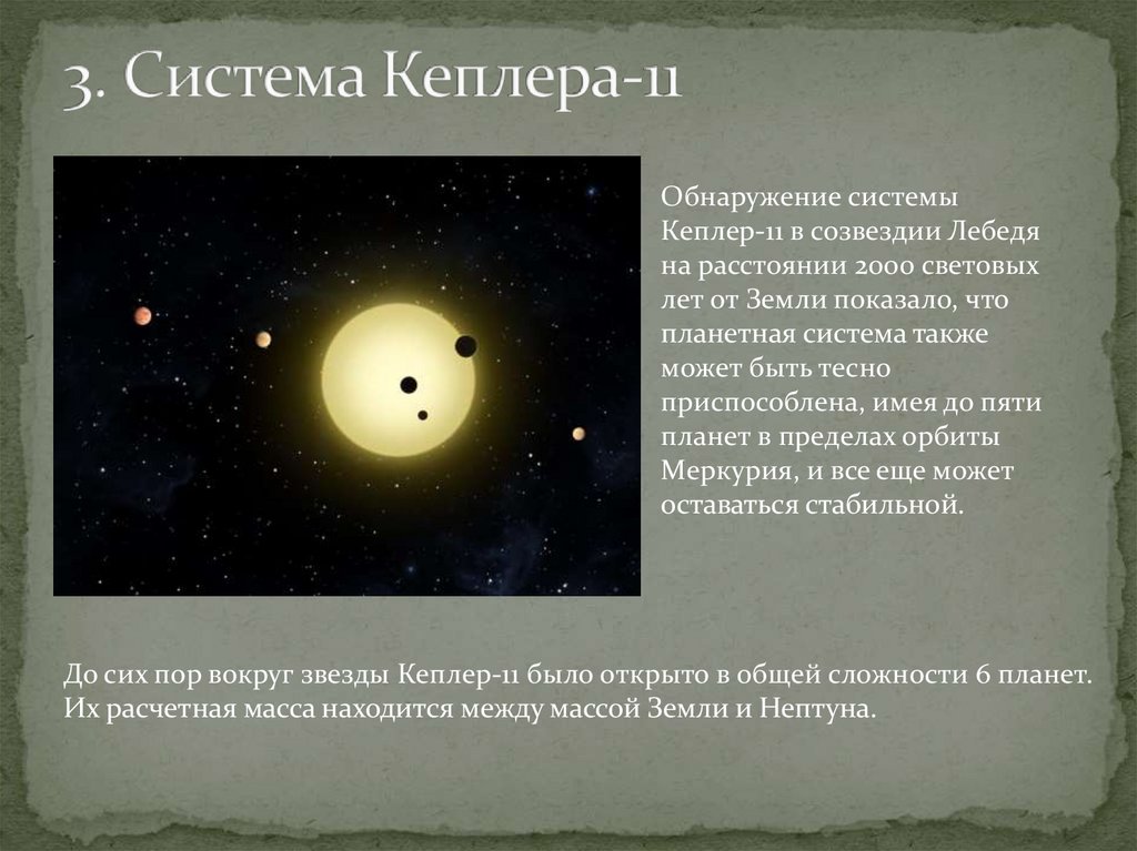 3. Система Кеплера-11