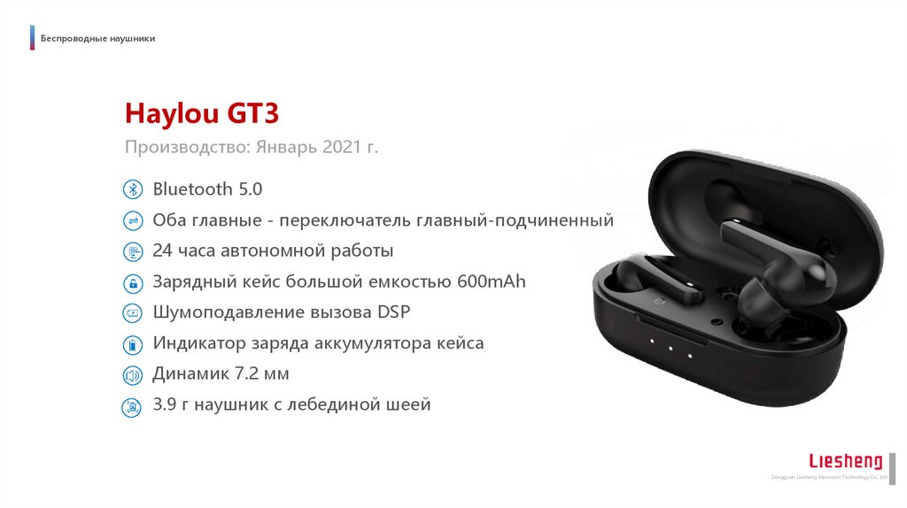 Беспроводные bluetooth наушники haylou