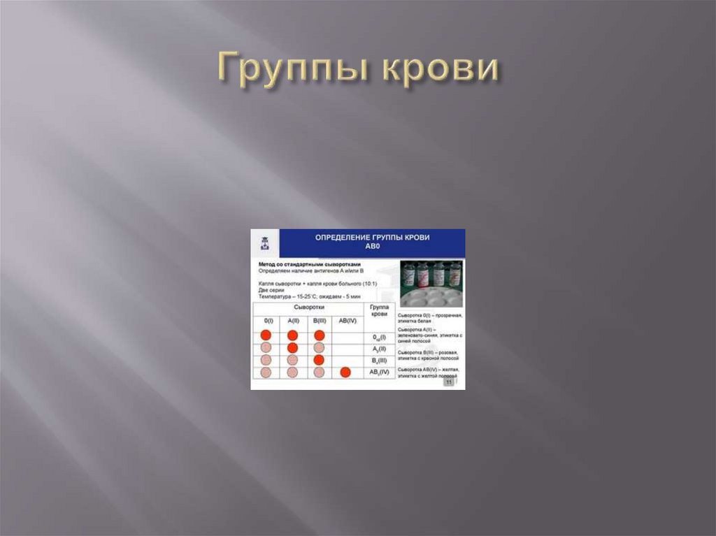 Группы крови