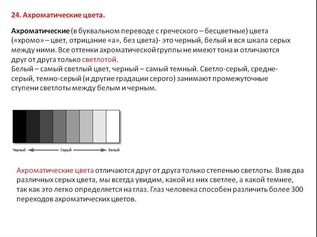 Картинки АХРОМАТИЧЕСКАЯ ЦВЕТОВАЯ