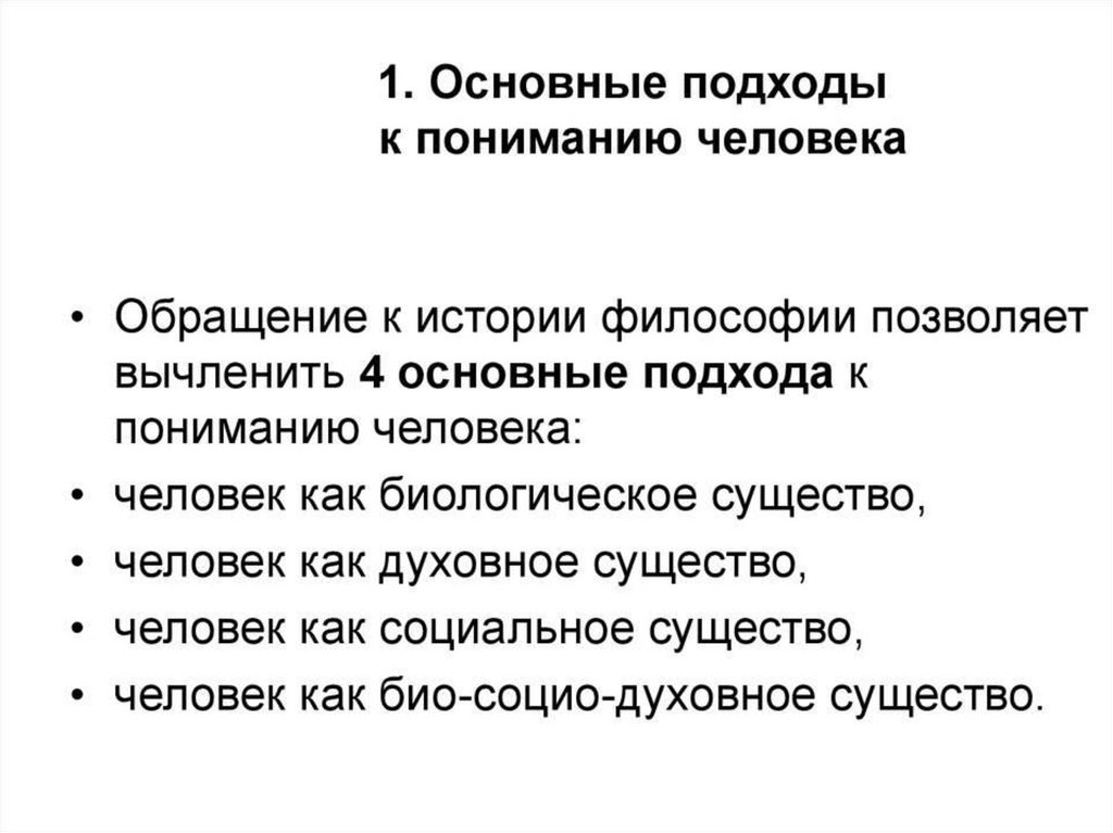 Понимание человека в философии презентация