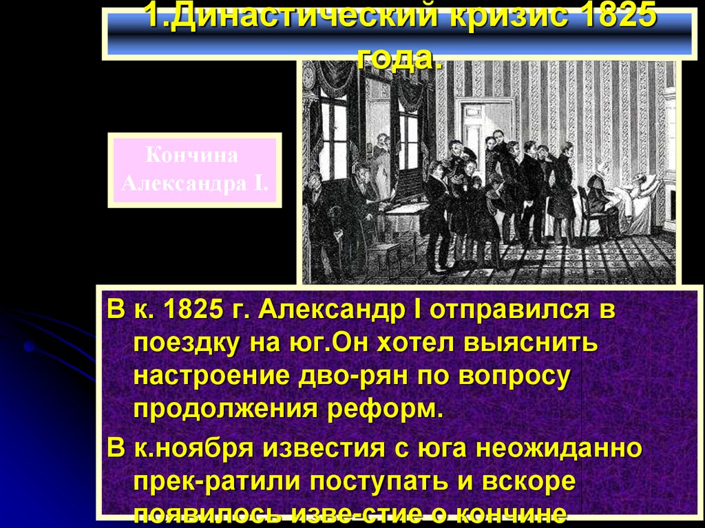 Династический кризис факты. Династический кризис 1825 года схема. 1825 Год США при Александре 1. Главная причина династического кризиса 1825 г.