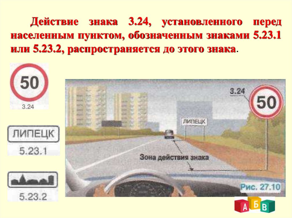 Знак 3.24 ПДД. Дорожные знаки населённых пунктов. Таблички действия знаков. Ограничение скорости знак в населенном пункте.