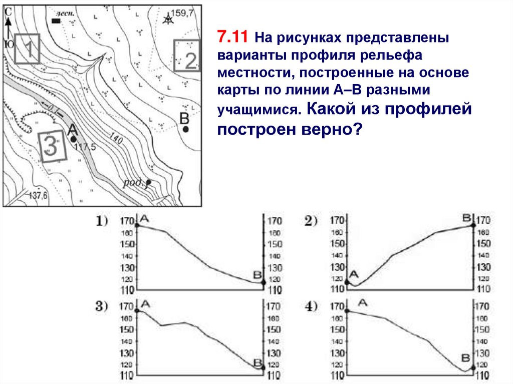 Построить профиль рельефа. Варианты профиля рельефа местности. Построение профиля рельефа. Профиль рельефа местности п. Верный профиль местности рельефа.