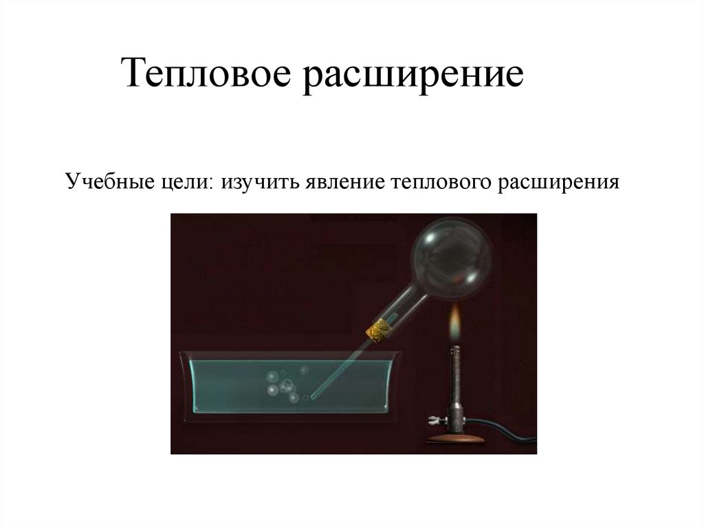 Тепловое расширение презентация