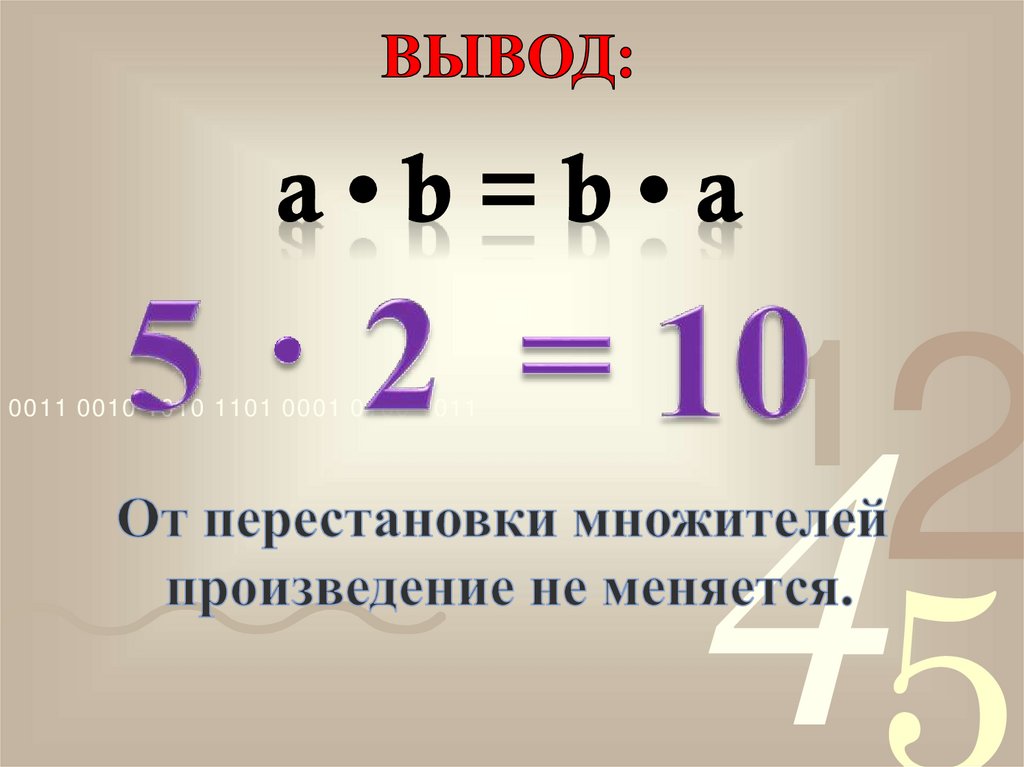 Переместительное свойство умножения 2 класс презентация перспектива