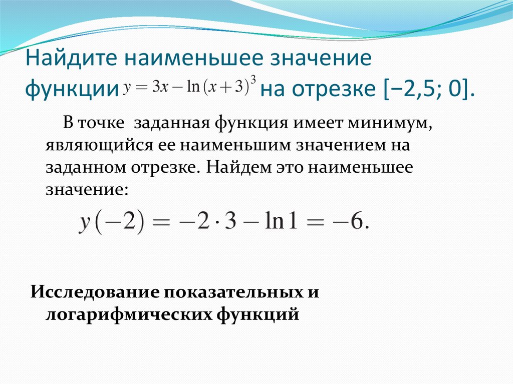 Определим знаки производной функции на заданном отрезке и изобразим на рисунке поведение функции