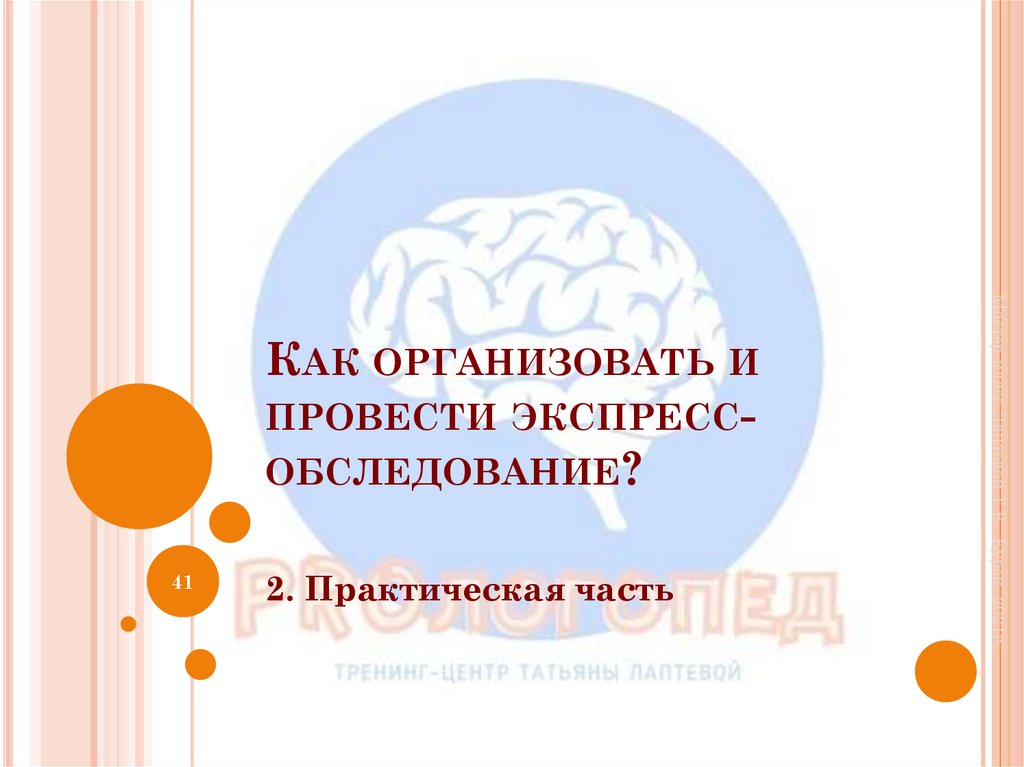 Как организовать и провести экспресс-обследование?