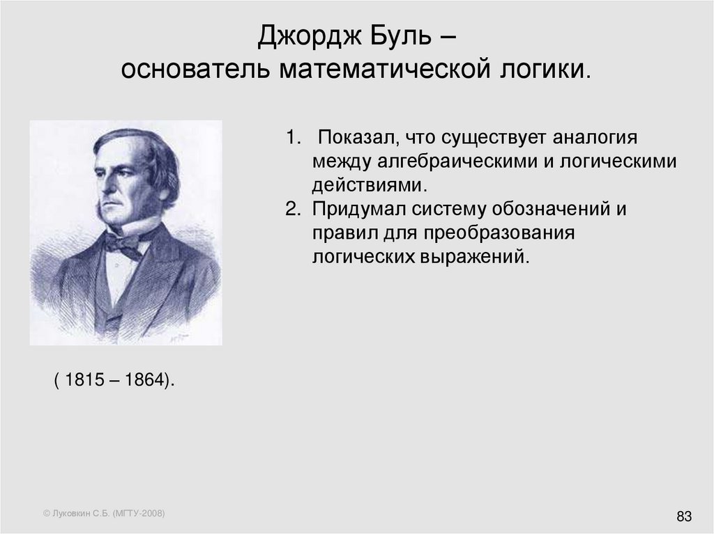 Математик логик. Джордж Буль булева Алгебра. Английский математик Джордж Буль. Математическая логика Джорджа Буля. Джордж Буль изобретения.