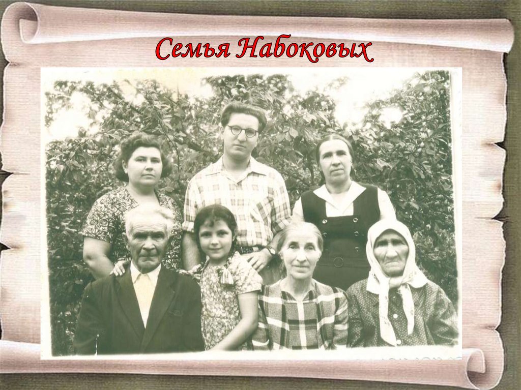 Семья Набоковых