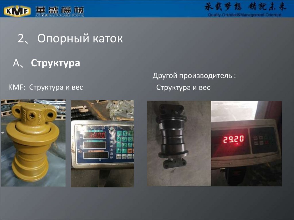 2、Опорный каток