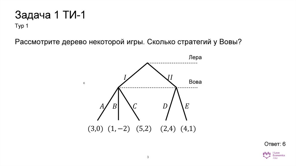 Задача 1 ТИ-1