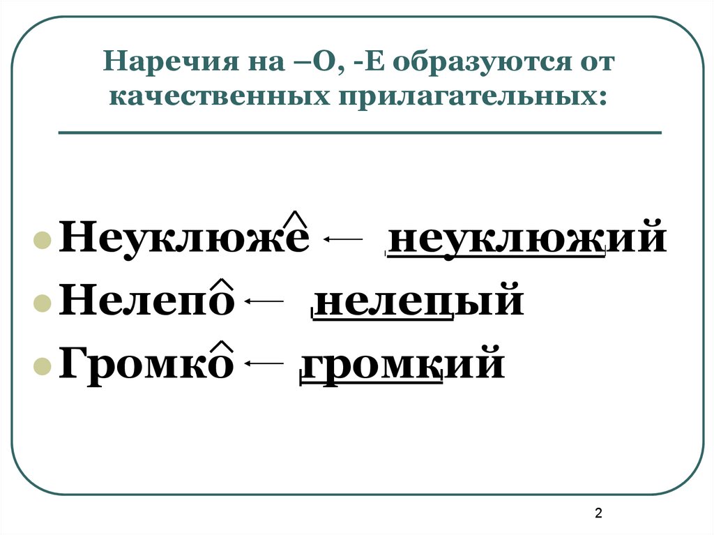 Правописание не с наречиями на о е презентация 7 класс