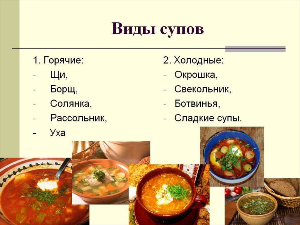 Какие бывают русские кухни