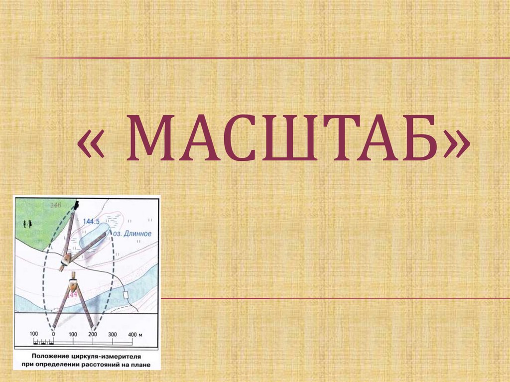 Измерение масштаба