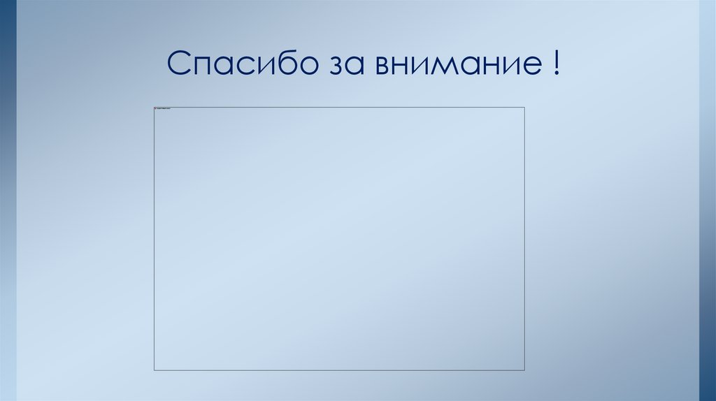 Спасибо за внимание !