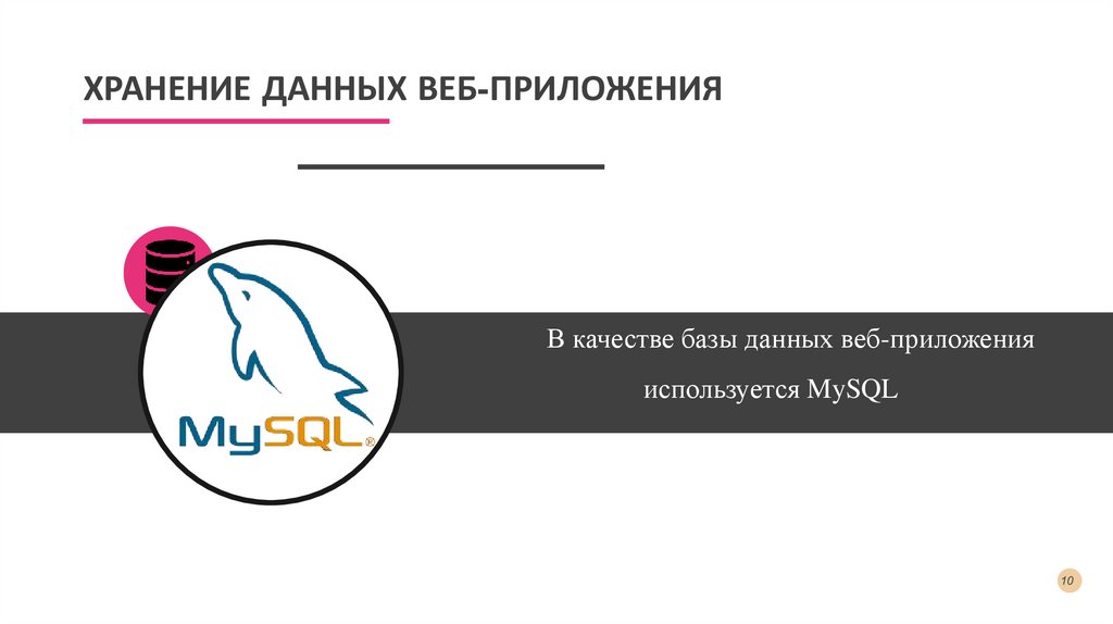 ХРАНЕНИЕ ДАННЫХ ВЕБ-ПРИЛОЖЕНИЯ