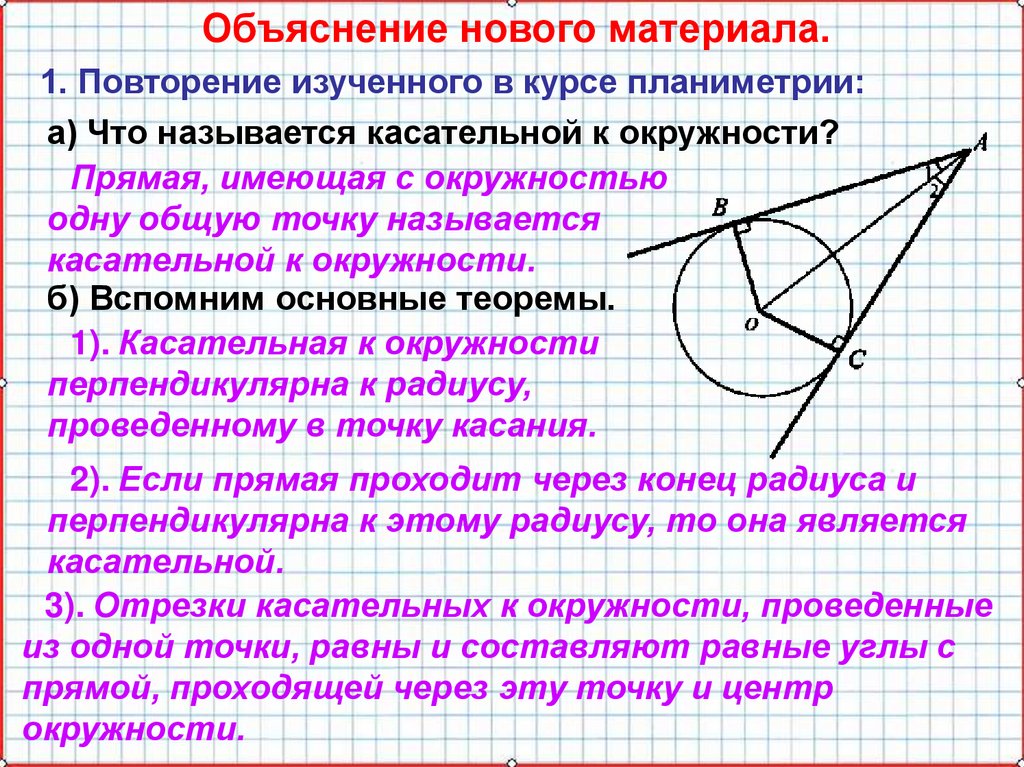 Теорема касательных углов. Теоремы окружности. Касательную плоскость к поверхности. Свойства касательной к окружности. Свойство отрезков касательных.