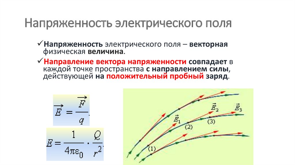 Силовые характеристики магнитного и электрического поля