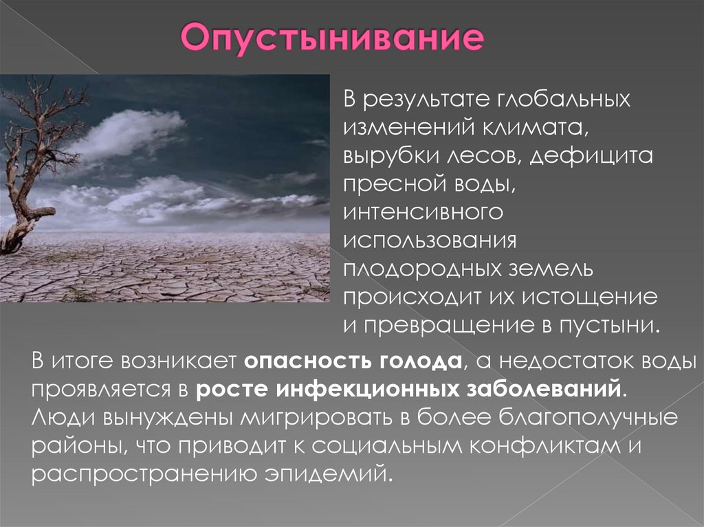 Опустынивание