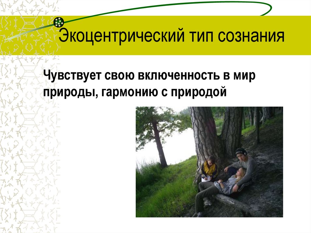 Экоцентрический тип сознания