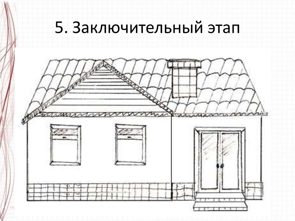 Дом урок изо. Нарисовать часть дома. Дом 1 класс изо. Дом строение рисунок. Технический рисунок домика.