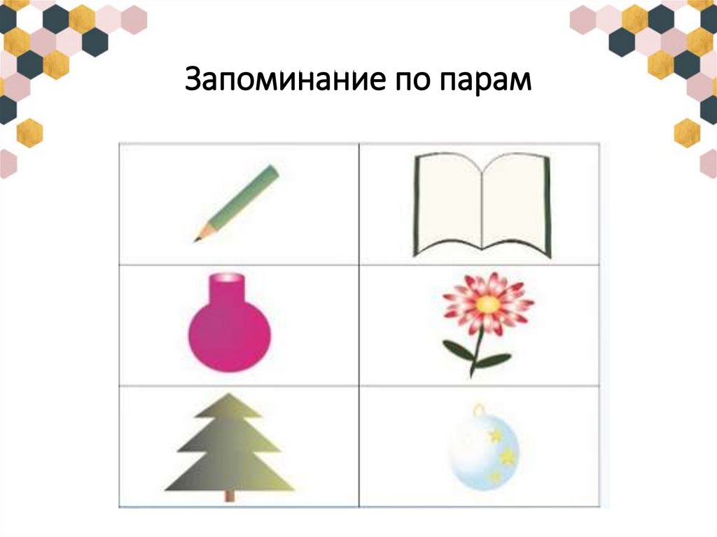 Запоминание по парам