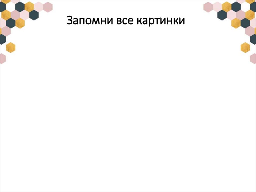 Запомни все картинки