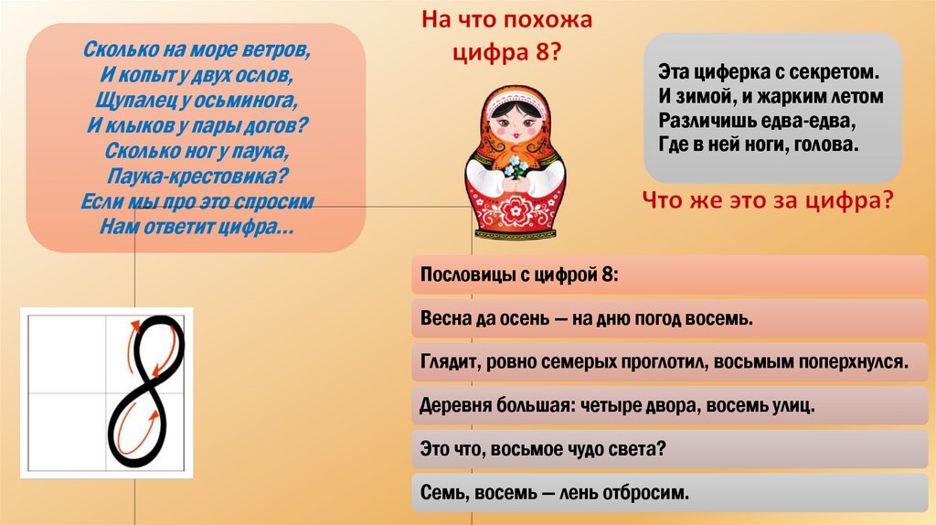 Цифра 8 факты