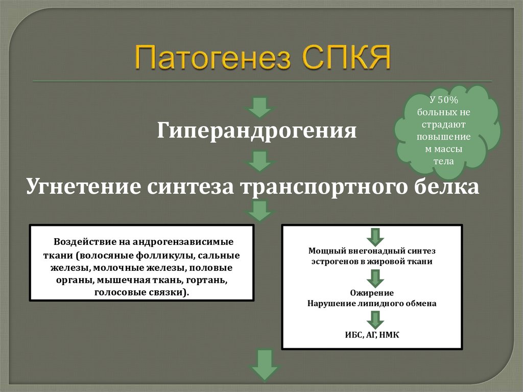 Синдром поликистозных яичников презентация