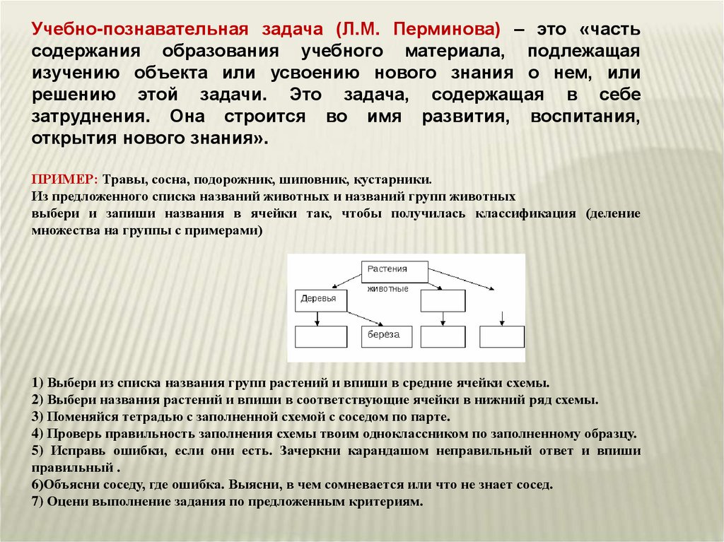 Решение познавательных задач