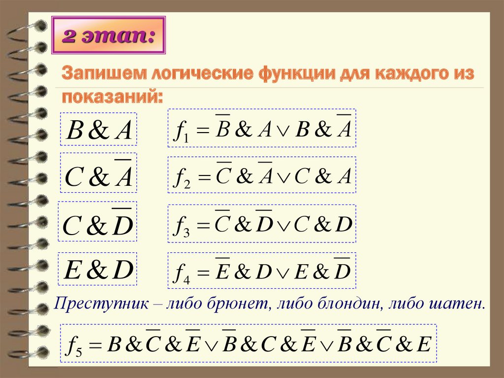 Алгоритм составления функции. Составь алгоритм «как определить истинность утверждения с и?».