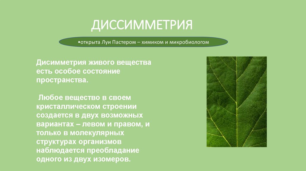 ДИССИММЕТРИЯ