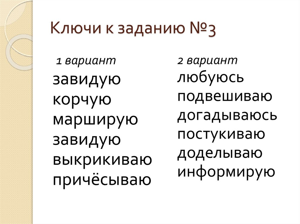 Правописание гласных в суффиксах глаголов презентация