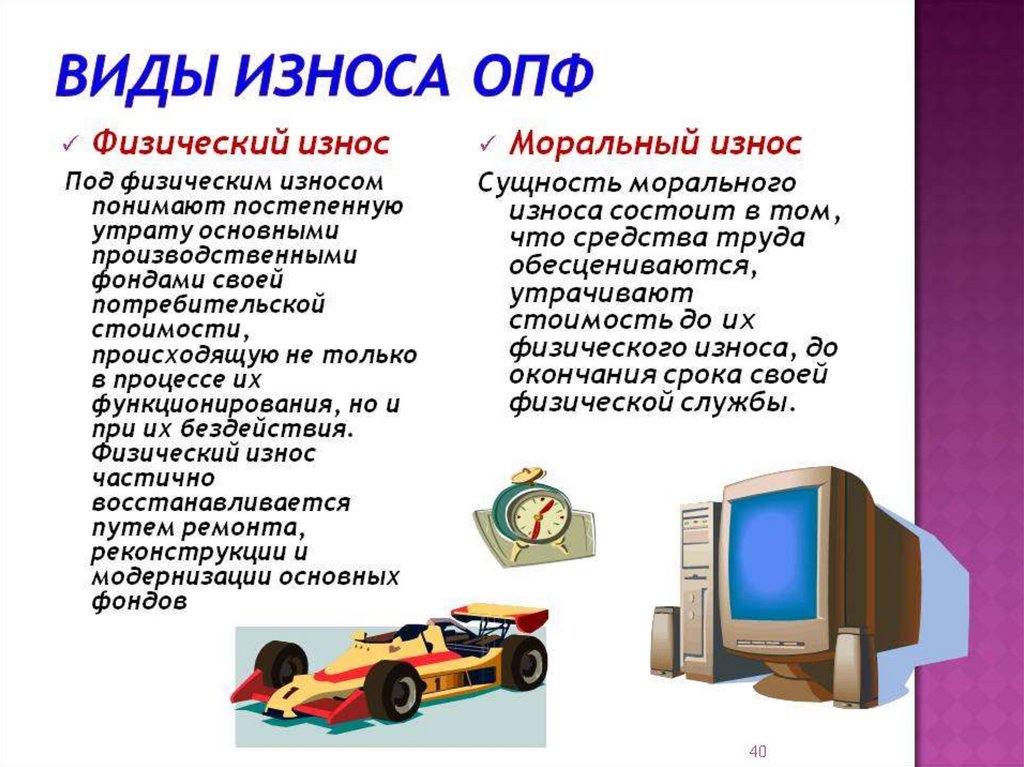 Замена морального устаревшего производственного. Физический износ пример. Физический и моральный износ. Физический и моральный износ основных. Физический и моральный износ примеры.