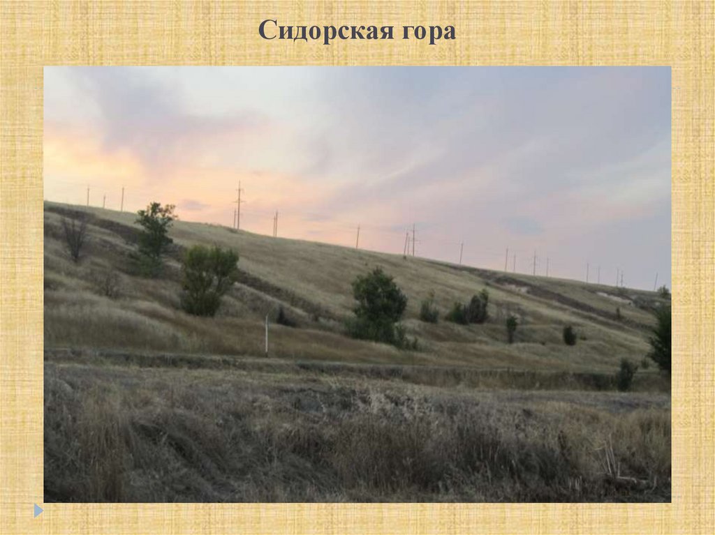 Сидорская гора