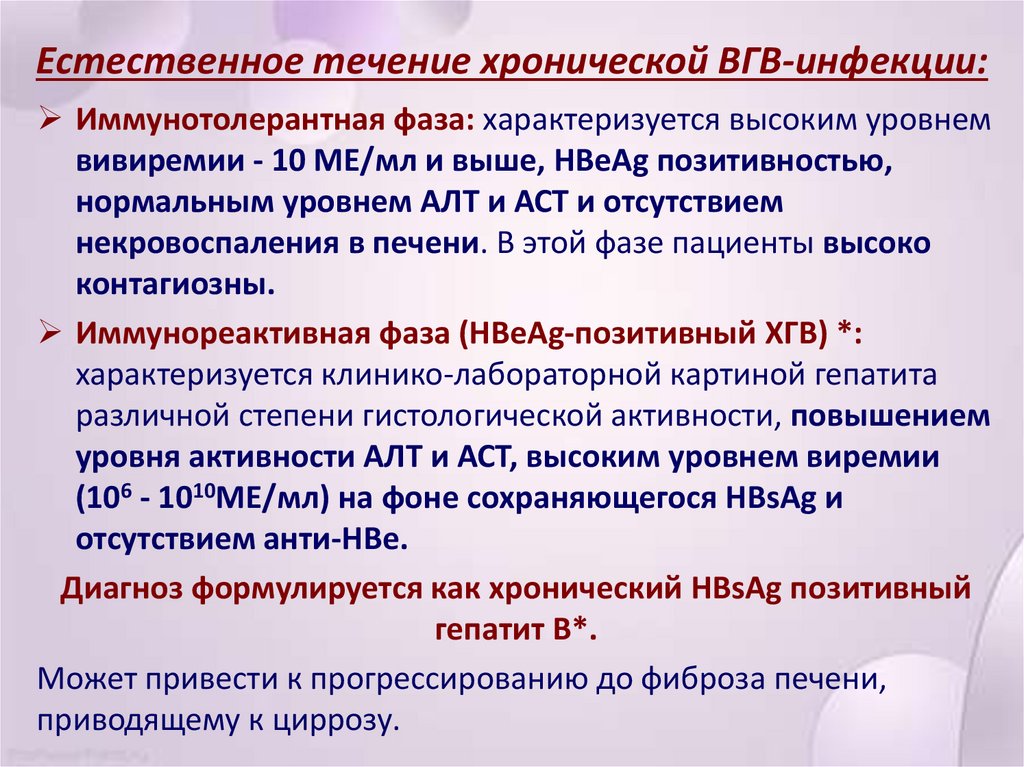 Естественного течения