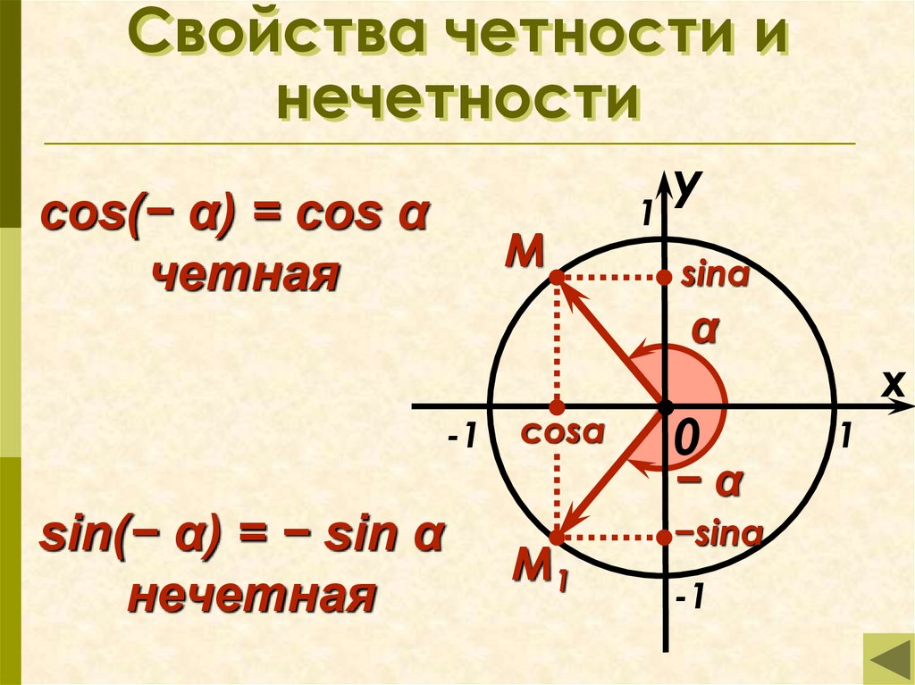 Круг тригонометрической функции