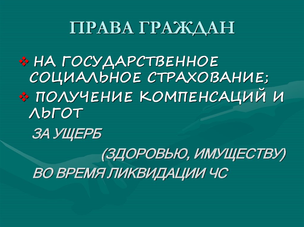 ПРАВА ГРАЖДАН