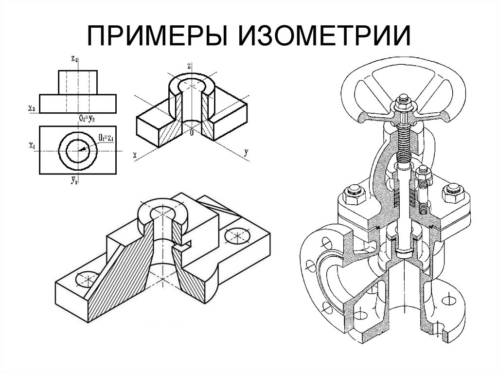 Изометрия сборочного чертежа