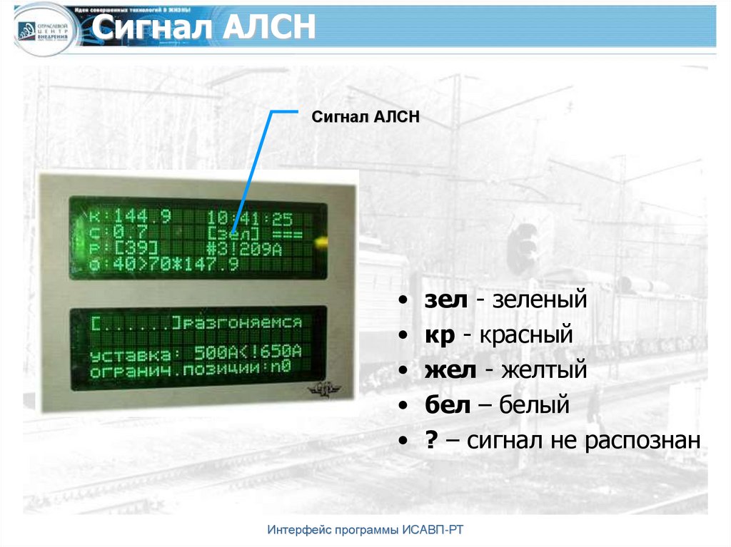 Сигнал АЛСН