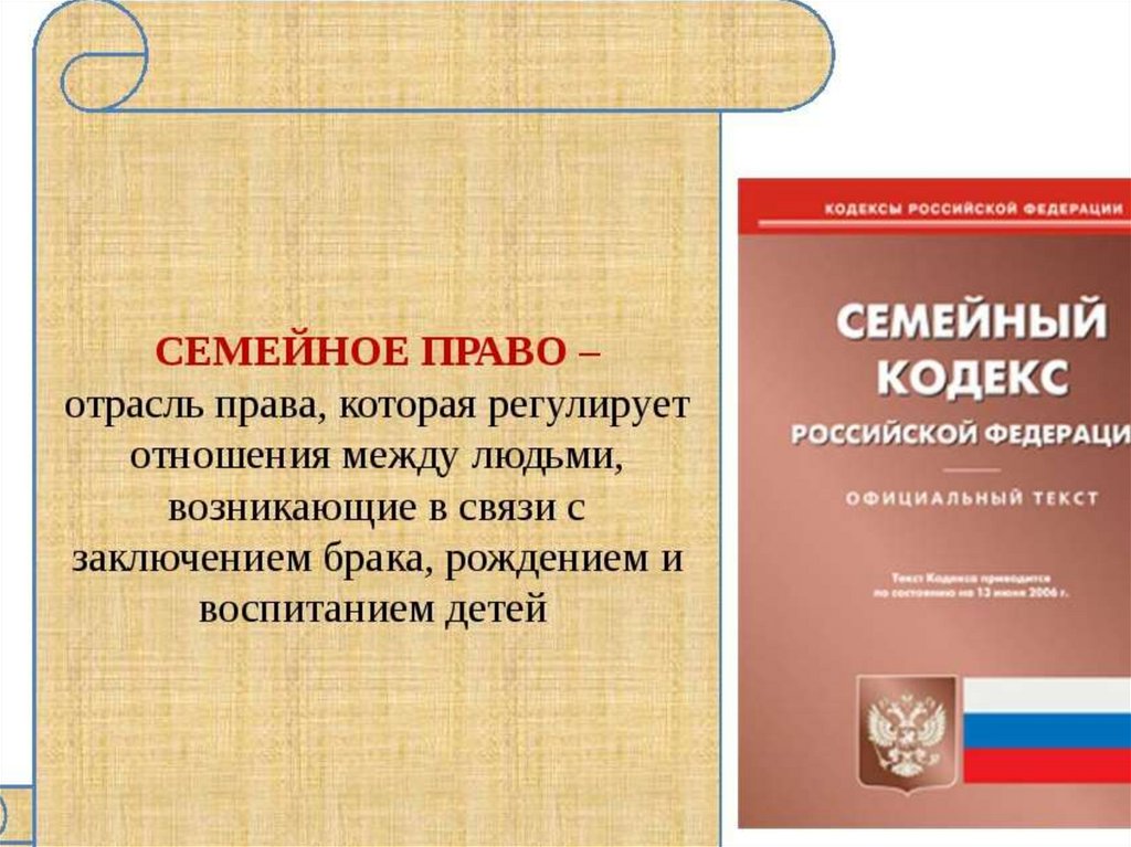 Презентация по обж основы семейного права в рф