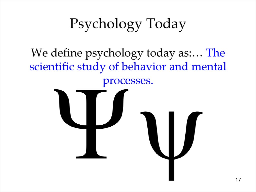 Psychology Today