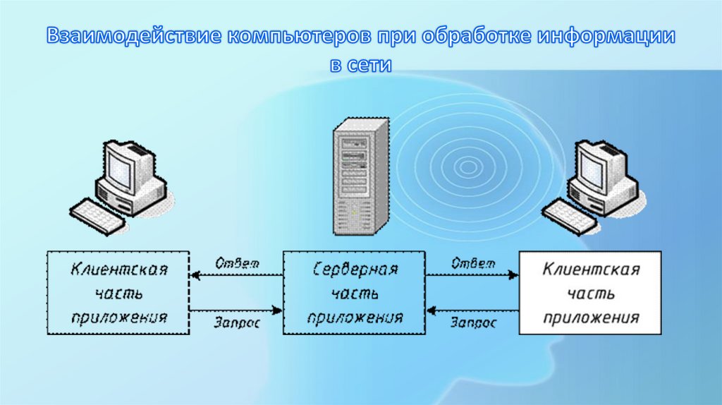 Сети обработки информации. Взаимодействие с компьютером. Каков механизм взаимодействия компьютеров в сети. Компьютер взаимодействует с сетью. Взаимодействие компьютеров в локальных сетях.