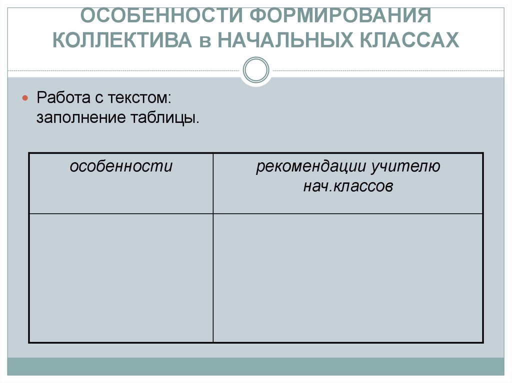 Формирование классов. Особенности формирования коллектива. Особенности становления в коллективе. Особенности развития коллектива. Пути формирования коллектива младших школьников.