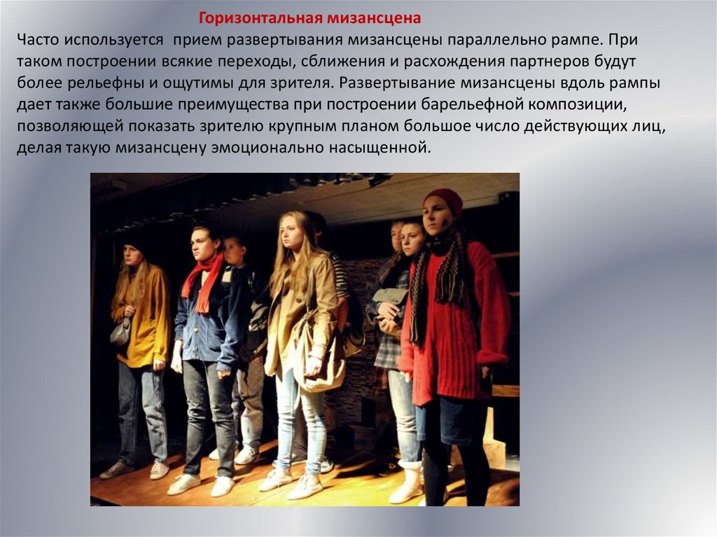 Мизансцена – образный язык режиссера - презентация онлайн