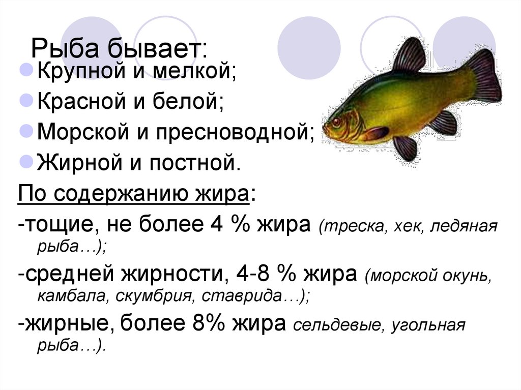 Рыба бывает: