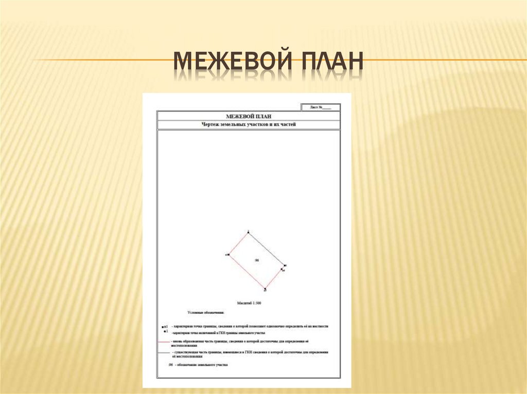 Реферат на тему межевой план